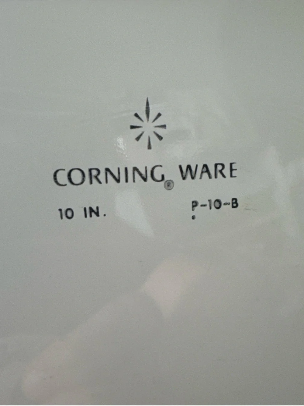 Vintage Corning Ware Blue Cornflower 10 In Square Skillet Baking Dish P-10-B USA